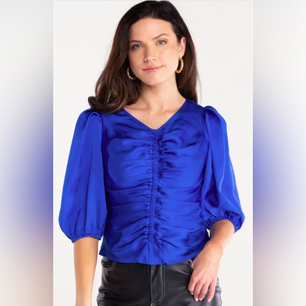 Alden Adair Cobalt Blue Cat Top